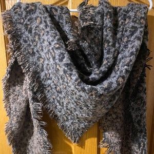 Animal Print Winter Scarf
